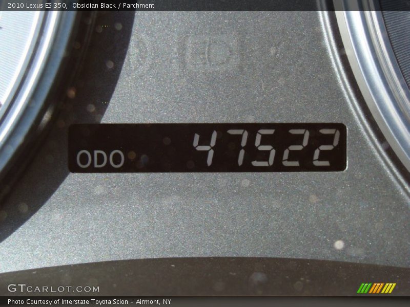 Obsidian Black / Parchment 2010 Lexus ES 350