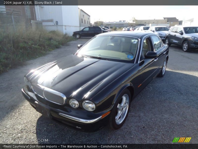 Ebony Black / Sand 2004 Jaguar XJ XJ8