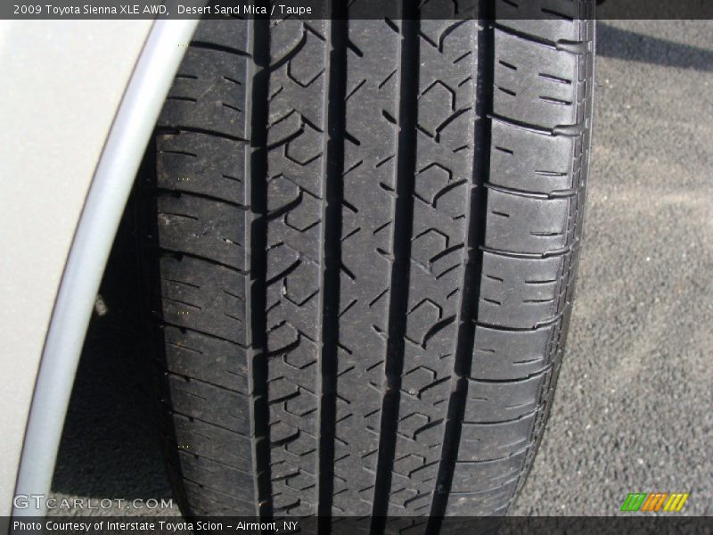 Desert Sand Mica / Taupe 2009 Toyota Sienna XLE AWD