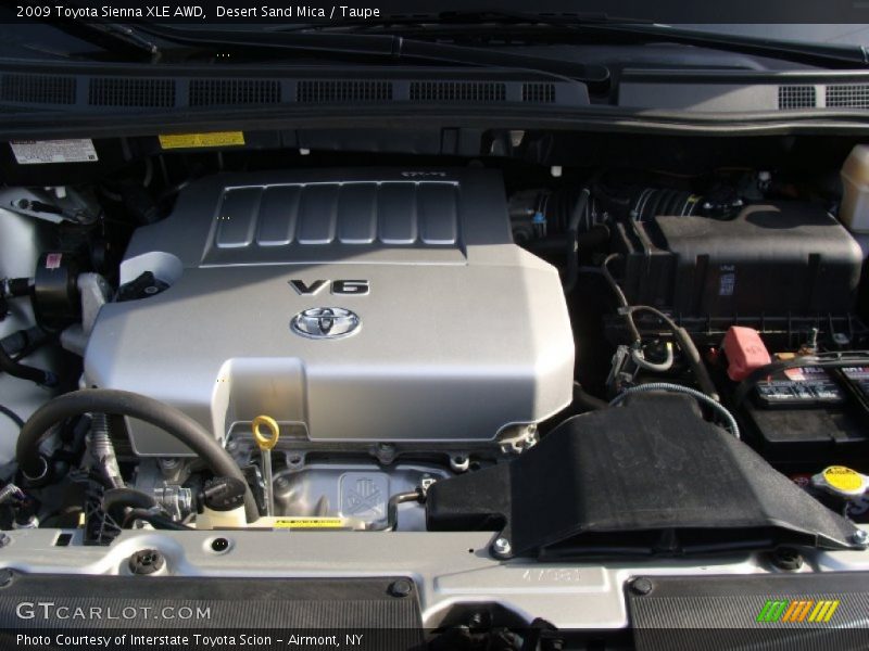 Desert Sand Mica / Taupe 2009 Toyota Sienna XLE AWD