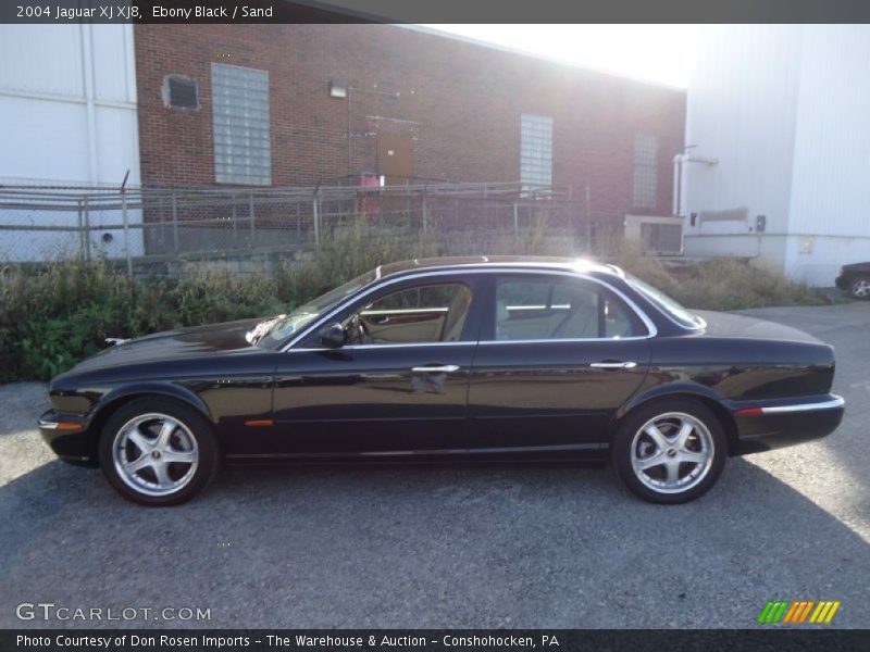 Ebony Black / Sand 2004 Jaguar XJ XJ8