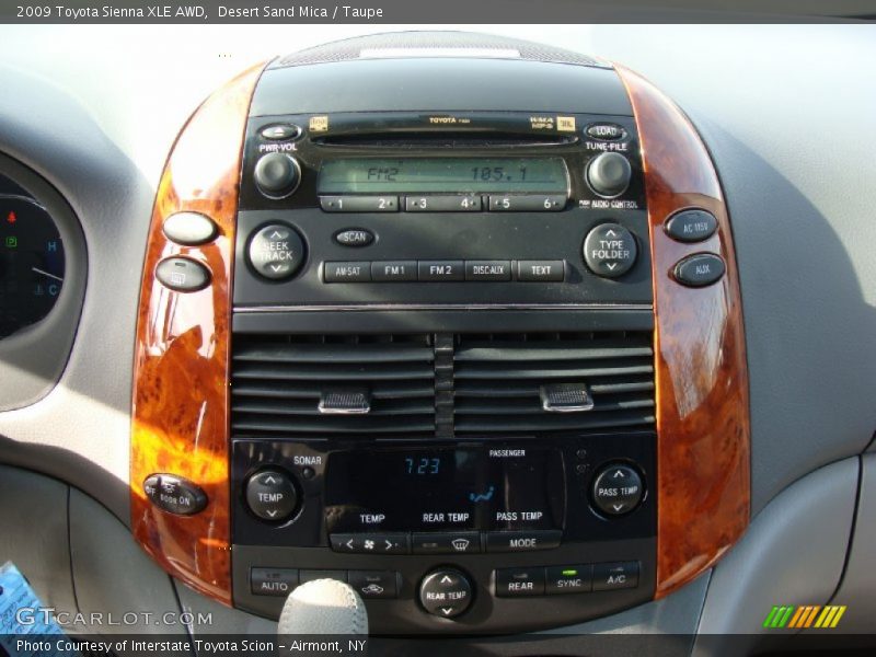 Desert Sand Mica / Taupe 2009 Toyota Sienna XLE AWD