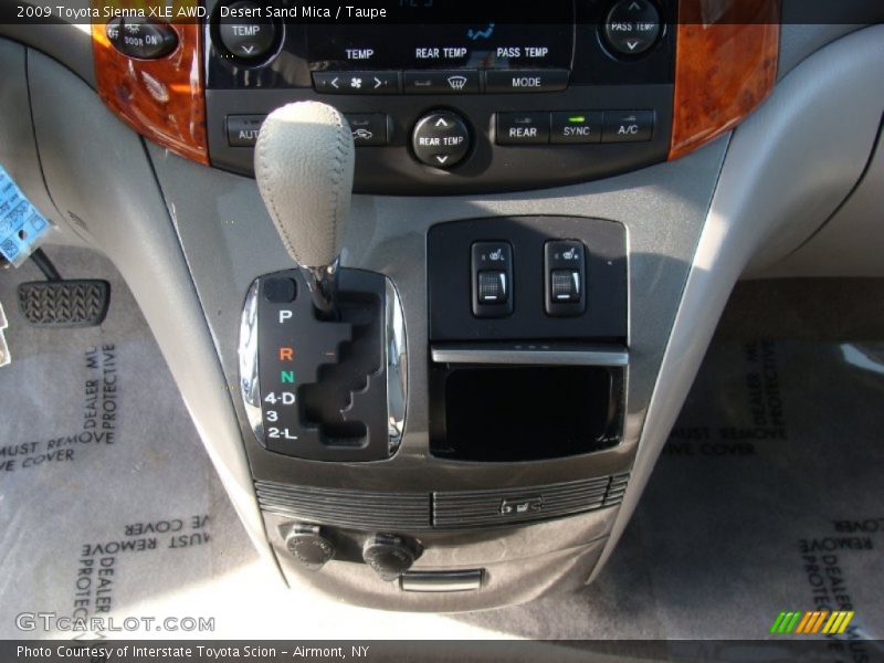 Desert Sand Mica / Taupe 2009 Toyota Sienna XLE AWD