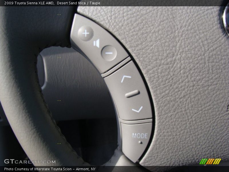 Desert Sand Mica / Taupe 2009 Toyota Sienna XLE AWD