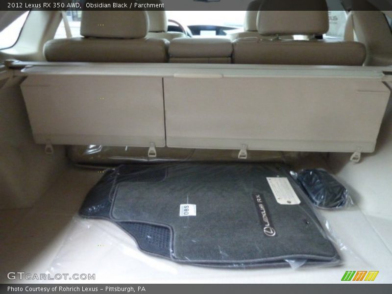 Obsidian Black / Parchment 2012 Lexus RX 350 AWD