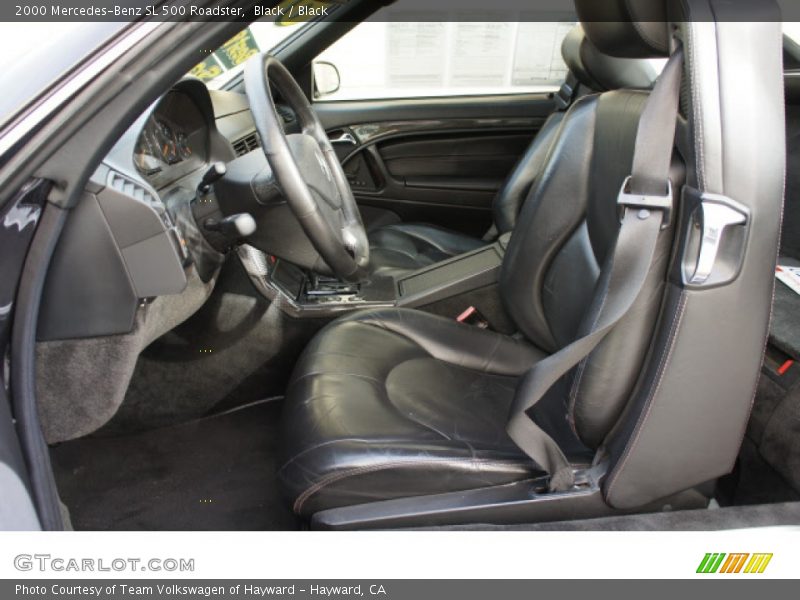  2000 SL 500 Roadster Black Interior