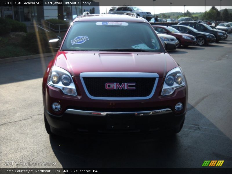 Red Jewel Tintcoat / Ebony 2010 GMC Acadia SLE