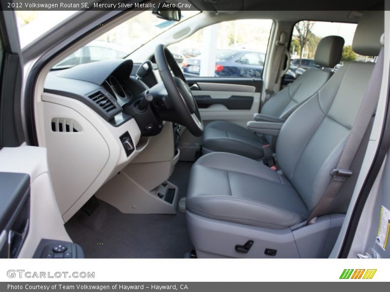 Front Seat of 2012 Routan SE