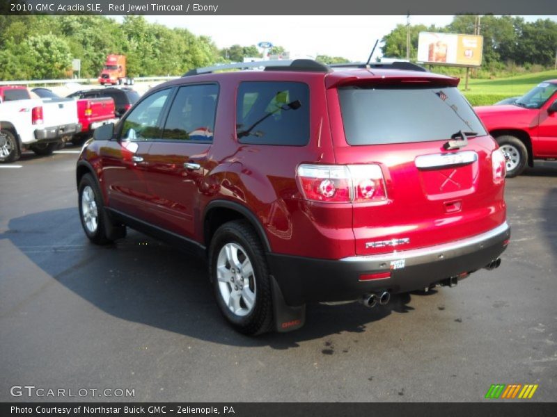 Red Jewel Tintcoat / Ebony 2010 GMC Acadia SLE