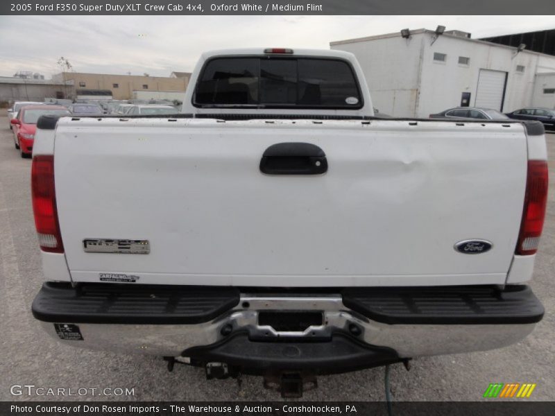 Oxford White / Medium Flint 2005 Ford F350 Super Duty XLT Crew Cab 4x4