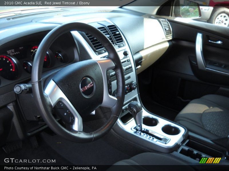 Red Jewel Tintcoat / Ebony 2010 GMC Acadia SLE