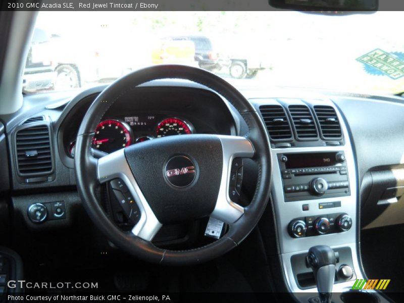 Red Jewel Tintcoat / Ebony 2010 GMC Acadia SLE