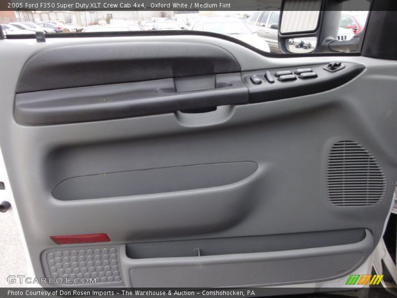 Oxford White / Medium Flint 2005 Ford F350 Super Duty XLT Crew Cab 4x4