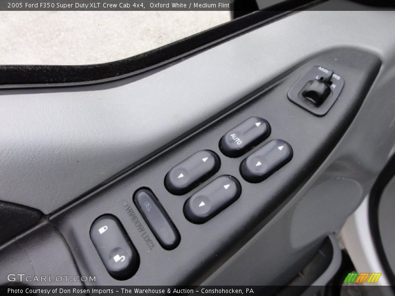 Oxford White / Medium Flint 2005 Ford F350 Super Duty XLT Crew Cab 4x4