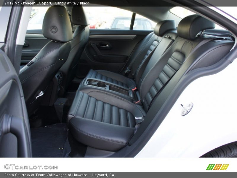 Candy White / Black 2012 Volkswagen CC Sport