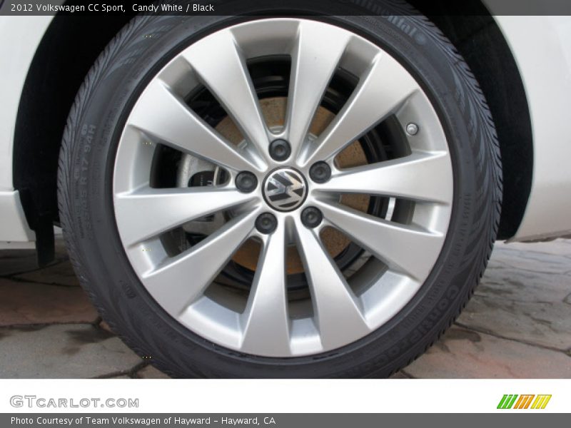Candy White / Black 2012 Volkswagen CC Sport