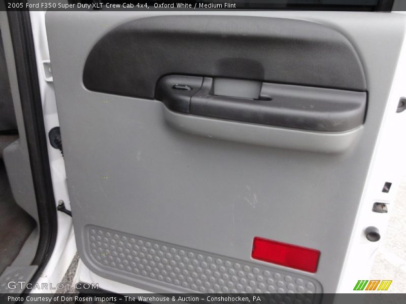 Oxford White / Medium Flint 2005 Ford F350 Super Duty XLT Crew Cab 4x4