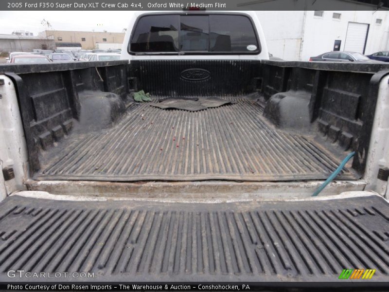 Oxford White / Medium Flint 2005 Ford F350 Super Duty XLT Crew Cab 4x4