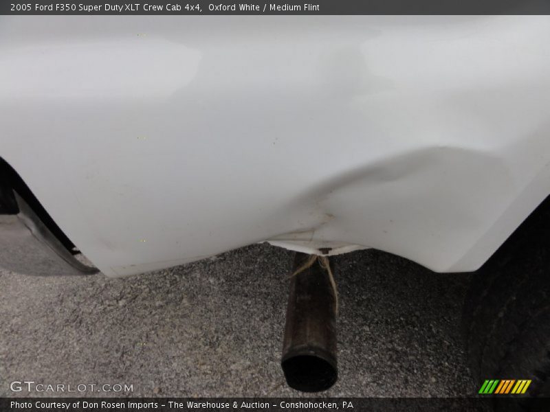 Oxford White / Medium Flint 2005 Ford F350 Super Duty XLT Crew Cab 4x4