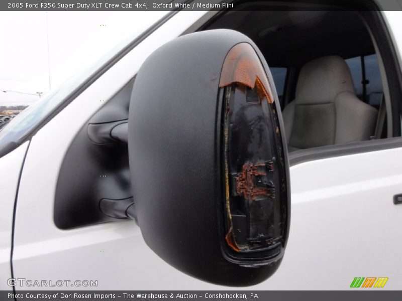 Oxford White / Medium Flint 2005 Ford F350 Super Duty XLT Crew Cab 4x4