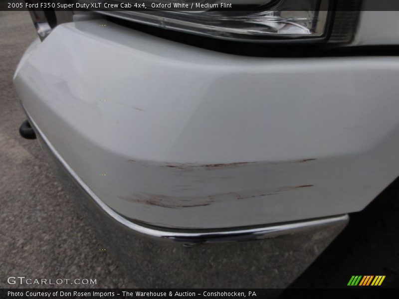 Oxford White / Medium Flint 2005 Ford F350 Super Duty XLT Crew Cab 4x4