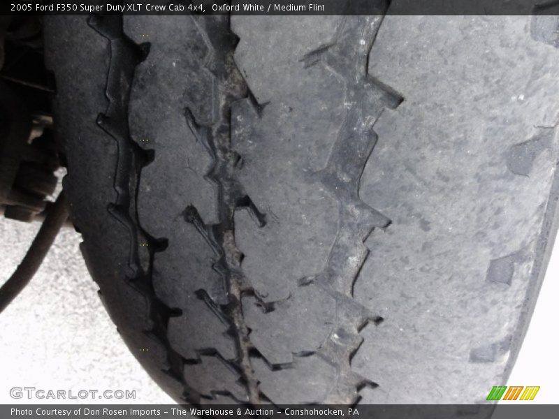 Oxford White / Medium Flint 2005 Ford F350 Super Duty XLT Crew Cab 4x4