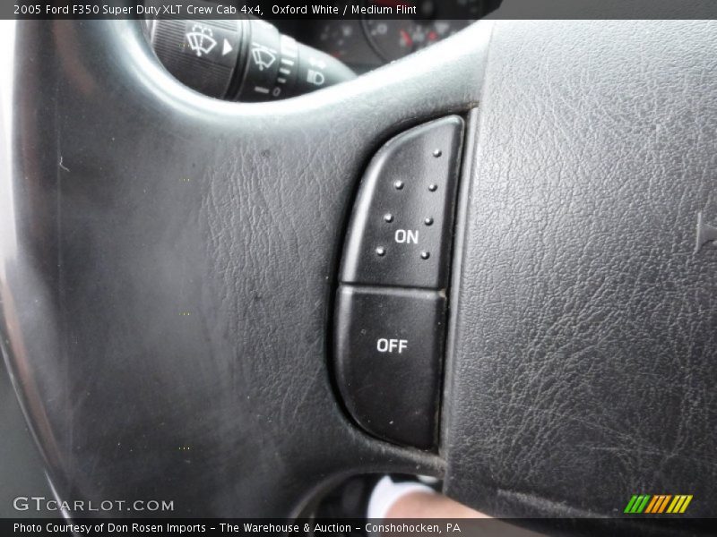 Oxford White / Medium Flint 2005 Ford F350 Super Duty XLT Crew Cab 4x4
