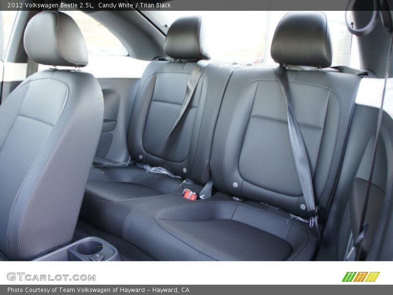 Rear Seat of 2012 Beetle 2.5L