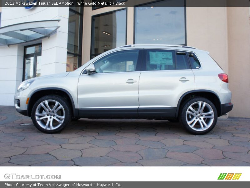  2012 Tiguan SEL 4Motion White Gold Metallic