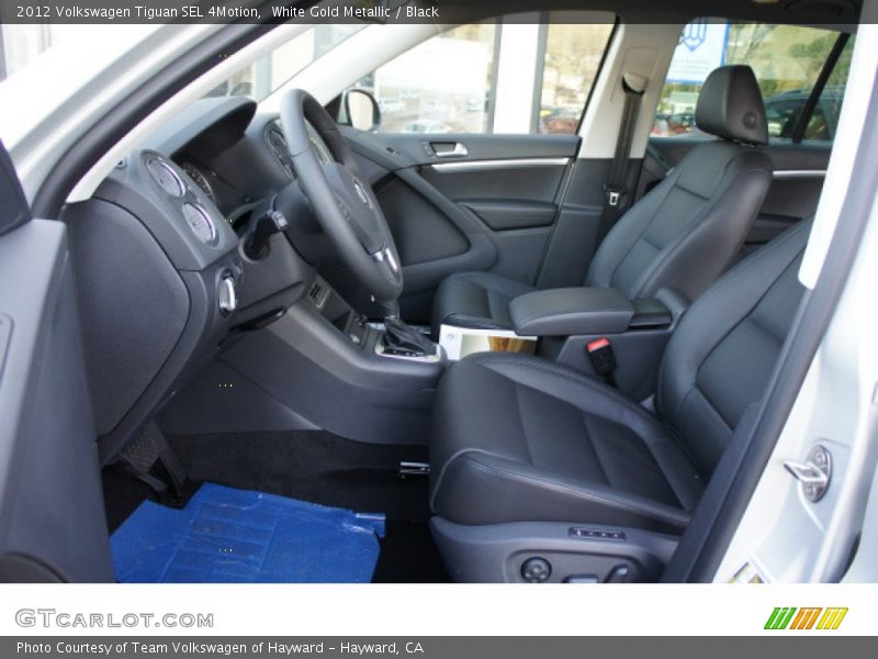  2012 Tiguan SEL 4Motion Black Interior