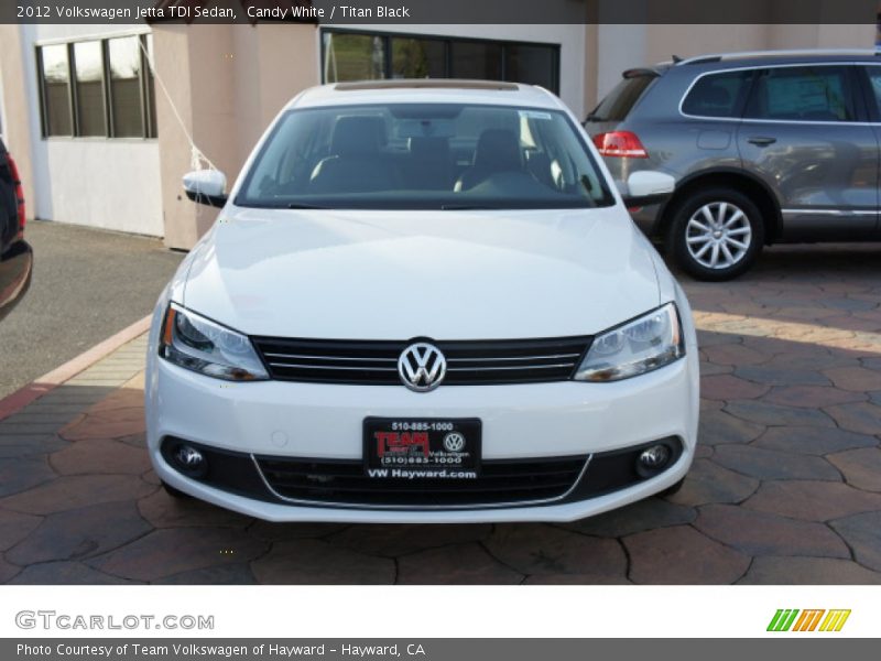 Candy White / Titan Black 2012 Volkswagen Jetta TDI Sedan
