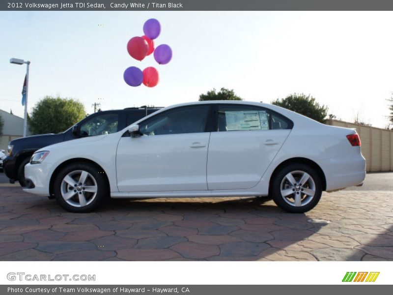 Candy White / Titan Black 2012 Volkswagen Jetta TDI Sedan