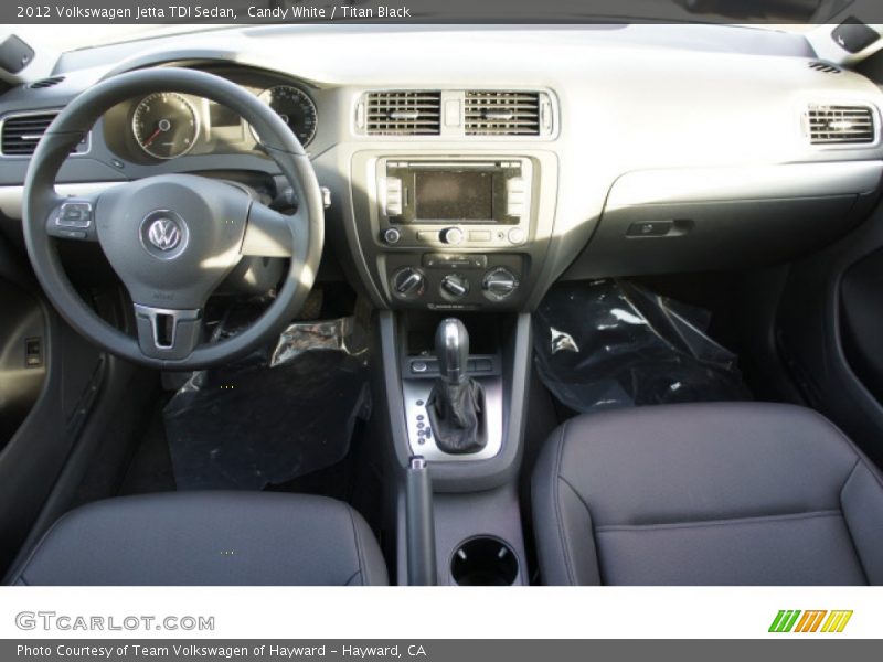 Candy White / Titan Black 2012 Volkswagen Jetta TDI Sedan