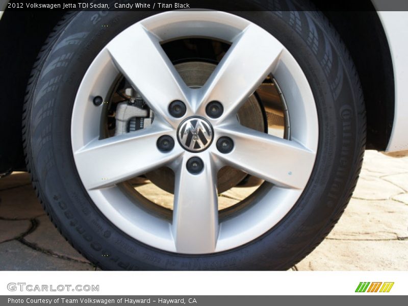 Candy White / Titan Black 2012 Volkswagen Jetta TDI Sedan