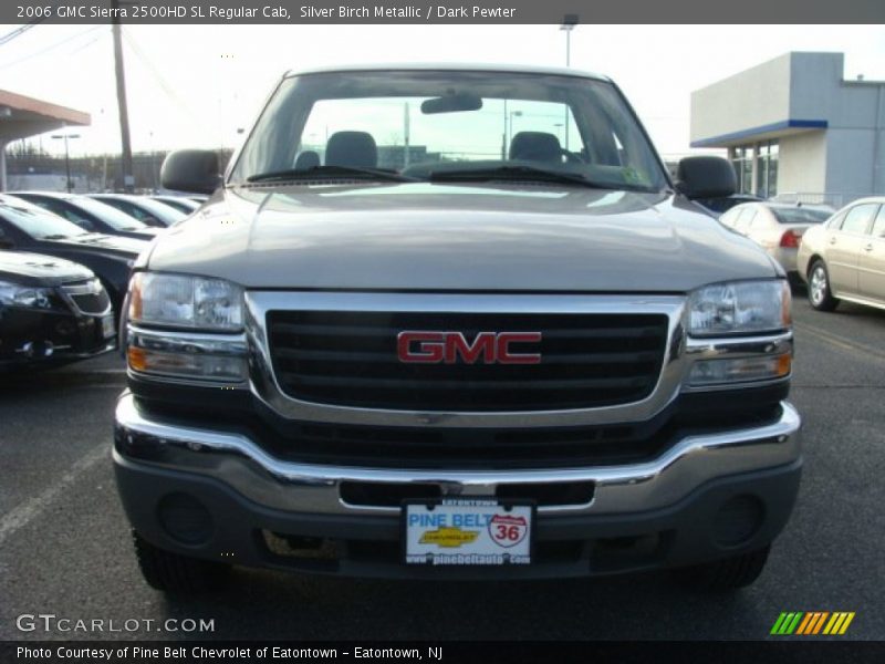 Silver Birch Metallic / Dark Pewter 2006 GMC Sierra 2500HD SL Regular Cab