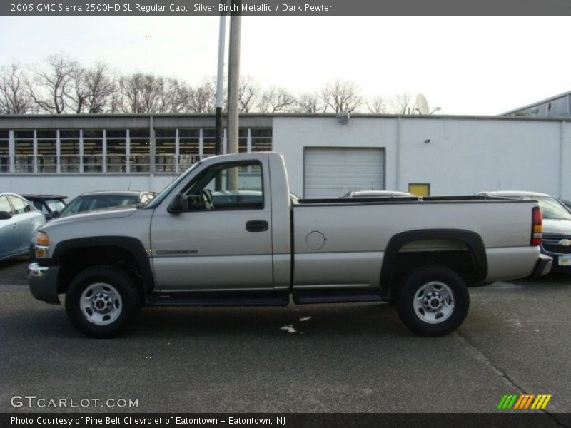 Silver Birch Metallic / Dark Pewter 2006 GMC Sierra 2500HD SL Regular Cab