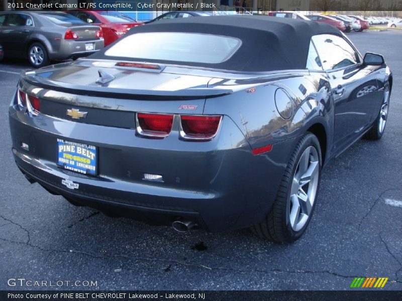 Cyber Gray Metallic / Black 2011 Chevrolet Camaro LT/RS Convertible