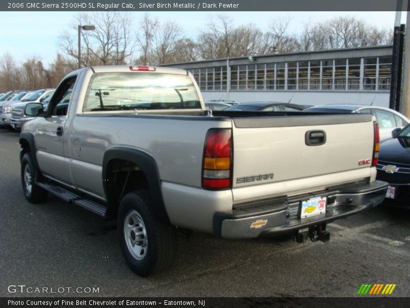 Silver Birch Metallic / Dark Pewter 2006 GMC Sierra 2500HD SL Regular Cab
