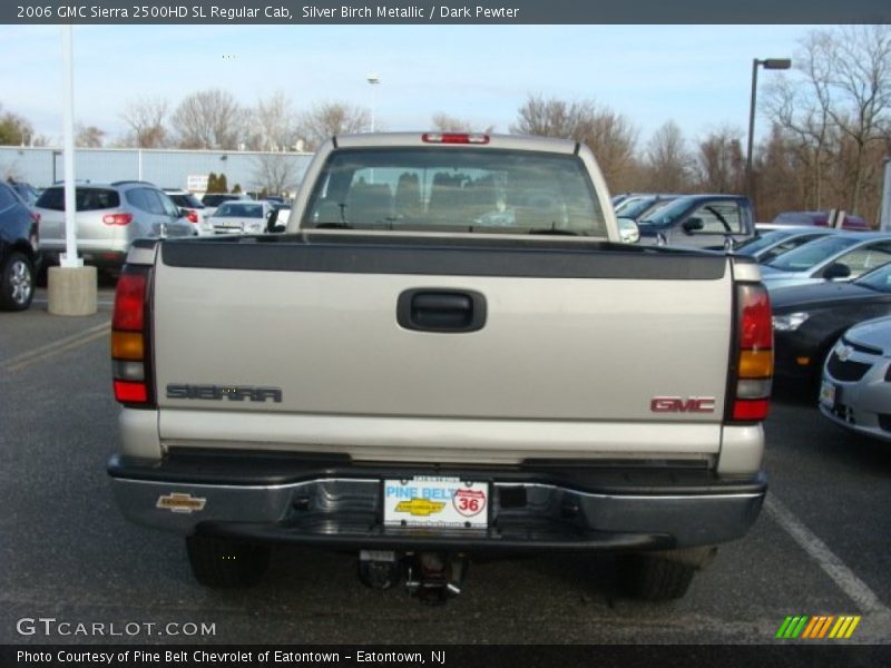 Silver Birch Metallic / Dark Pewter 2006 GMC Sierra 2500HD SL Regular Cab