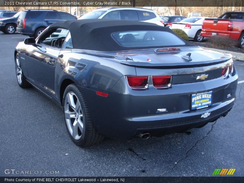 Cyber Gray Metallic / Black 2011 Chevrolet Camaro LT/RS Convertible