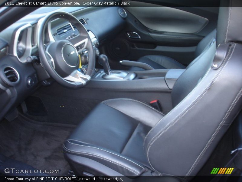 Cyber Gray Metallic / Black 2011 Chevrolet Camaro LT/RS Convertible