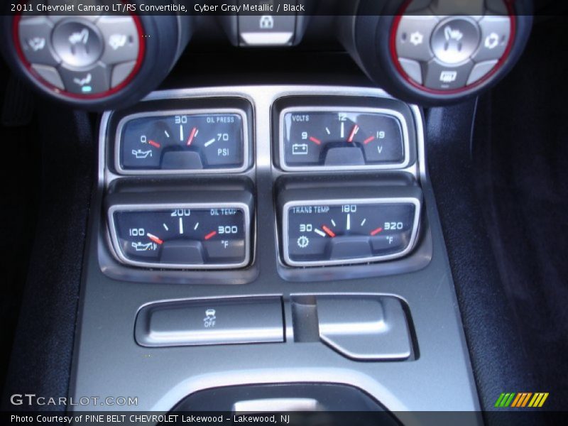 Cyber Gray Metallic / Black 2011 Chevrolet Camaro LT/RS Convertible