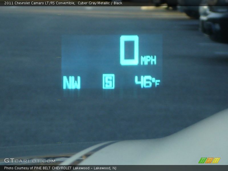 Cyber Gray Metallic / Black 2011 Chevrolet Camaro LT/RS Convertible