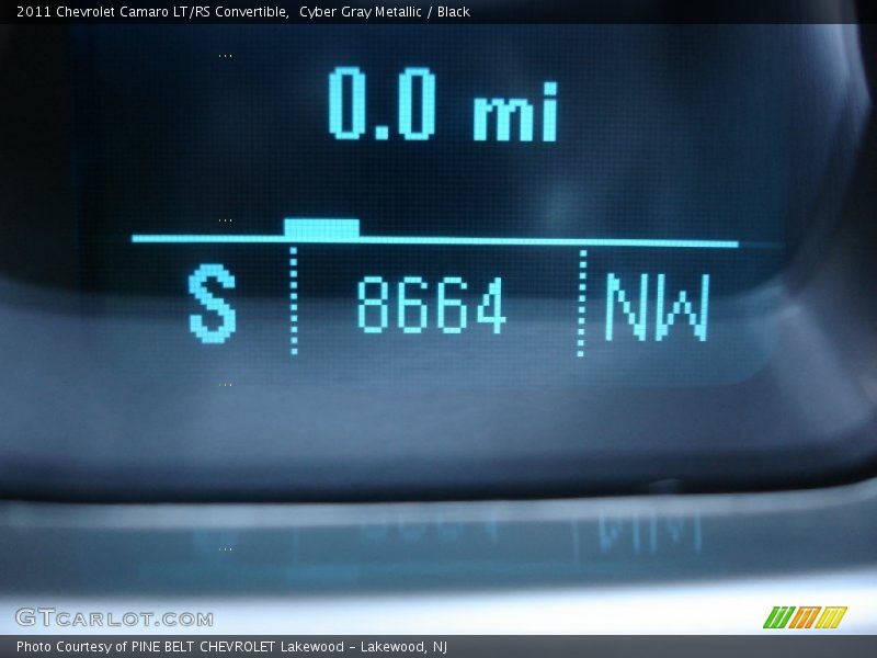 Cyber Gray Metallic / Black 2011 Chevrolet Camaro LT/RS Convertible