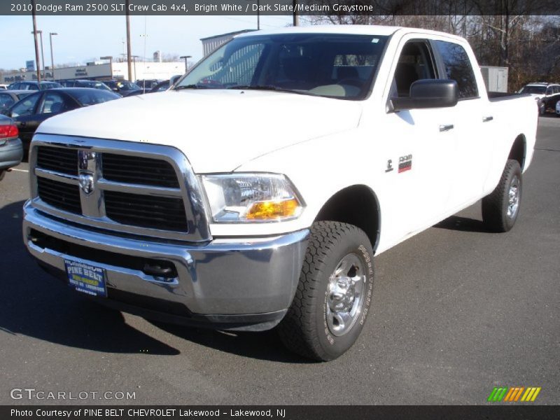 Bright White / Dark Slate/Medium Graystone 2010 Dodge Ram 2500 SLT Crew Cab 4x4