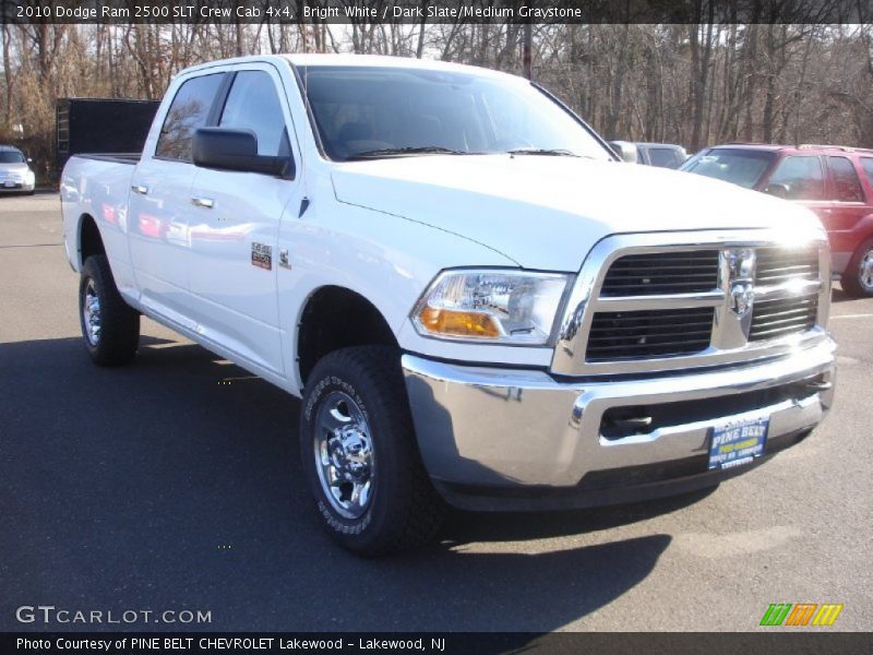 Bright White / Dark Slate/Medium Graystone 2010 Dodge Ram 2500 SLT Crew Cab 4x4