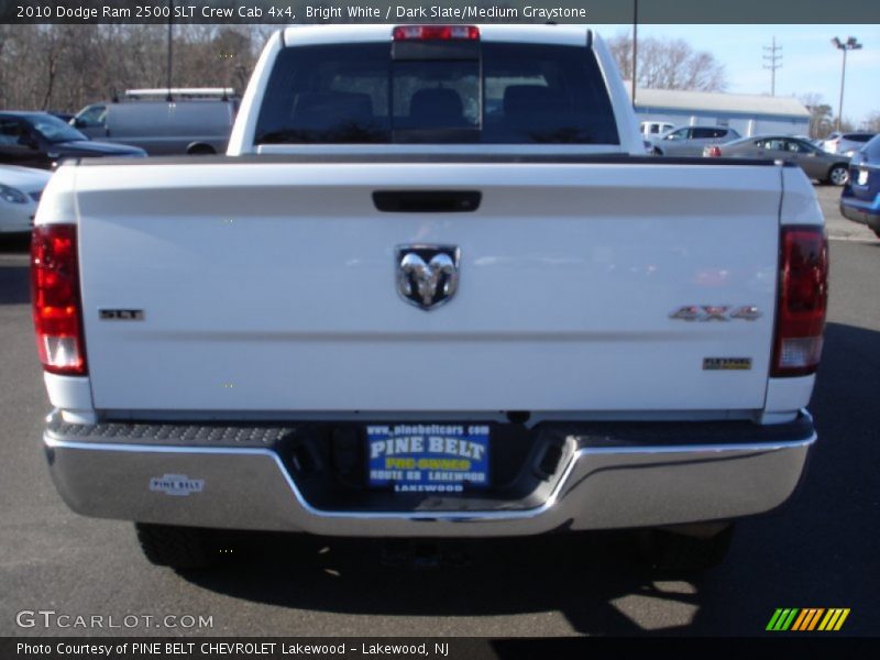 Bright White / Dark Slate/Medium Graystone 2010 Dodge Ram 2500 SLT Crew Cab 4x4