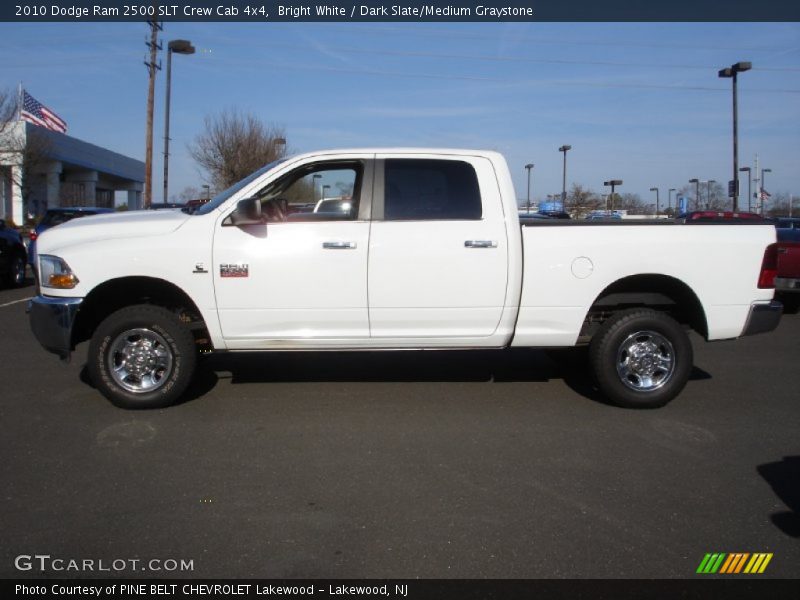 Bright White / Dark Slate/Medium Graystone 2010 Dodge Ram 2500 SLT Crew Cab 4x4