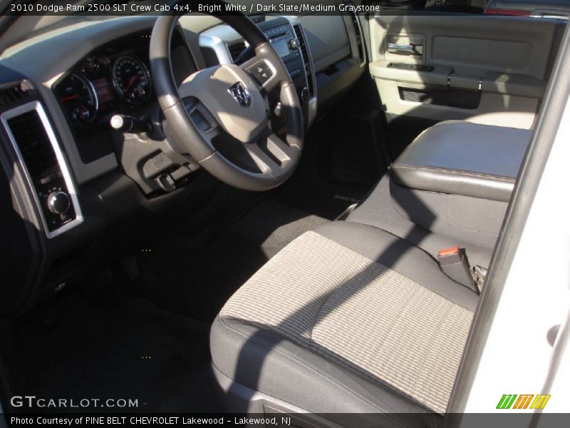 Bright White / Dark Slate/Medium Graystone 2010 Dodge Ram 2500 SLT Crew Cab 4x4