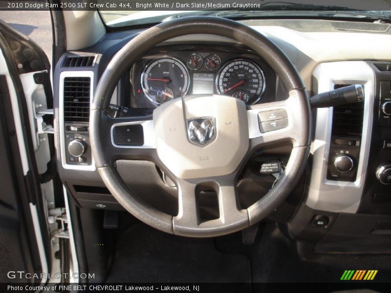 Bright White / Dark Slate/Medium Graystone 2010 Dodge Ram 2500 SLT Crew Cab 4x4